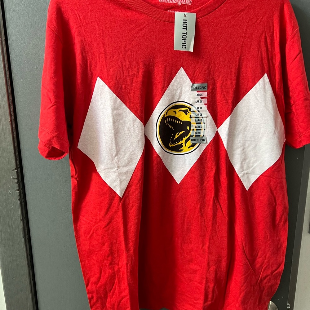 Power Ranger, Red Ranger tee, size large